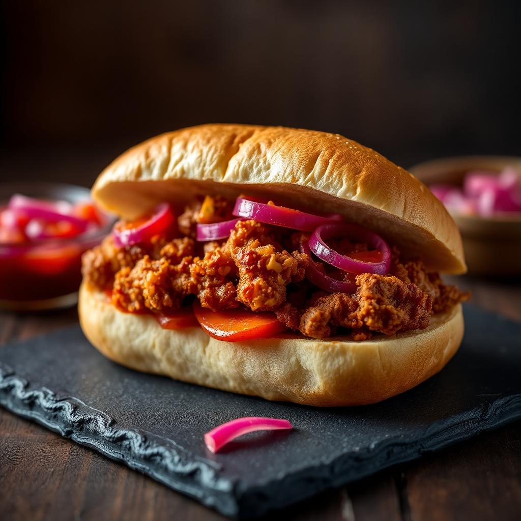 Pan con Chicharrón